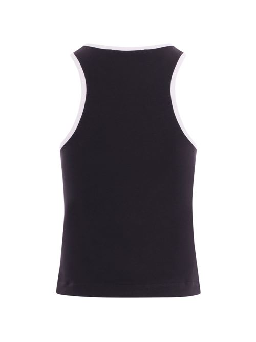 Canotta bambina Balmain nera con logo BALMAIN Kids | BY8A12Z3277930BC